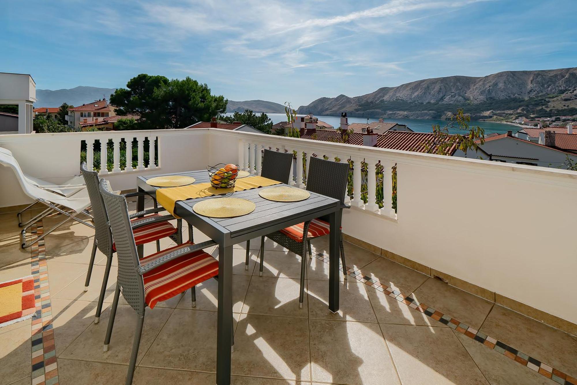 Apartments With Terrace Baška Værelse billede