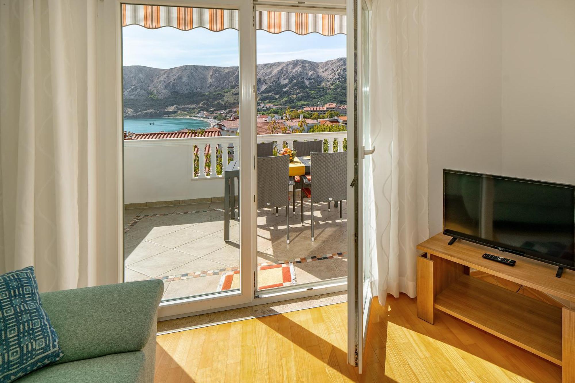 Apartments With Terrace Baška Værelse billede