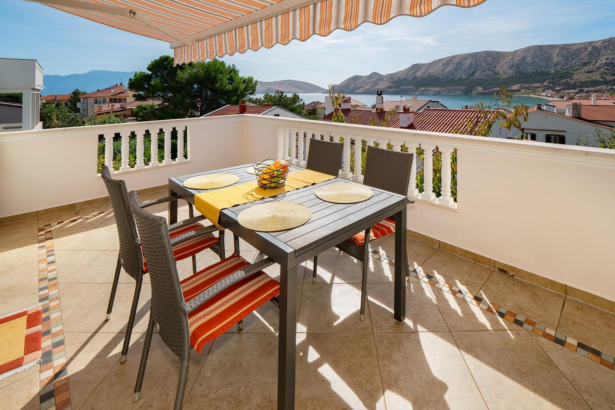 Apartments With Terrace Baška Værelse billede
